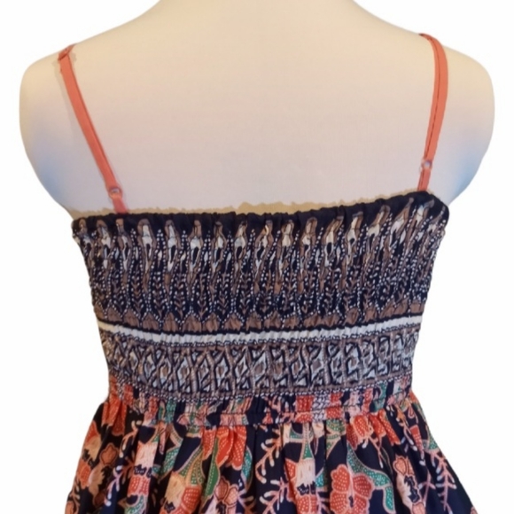 Band of Gypsies Fitted Black Floral Bustier Dress - Picture 7 of 10